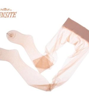 (champagne) Tights Transparent Stocking Women Seamless Pantyhose Ultra-thin Nylon Tights Solid Color Smooth Sheer To Toe Stockings Female Low Waist Ti