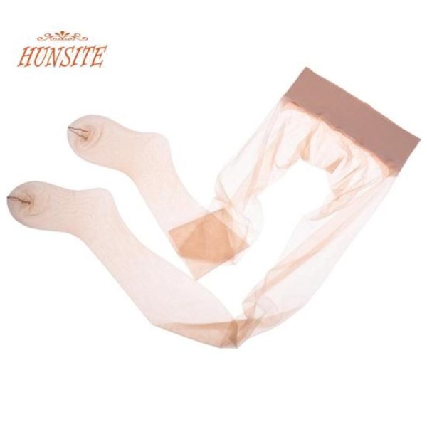 (champagne) Tights Transparent Stocking Women Seamless Pantyhose Ultra-thin Nylon Tights Solid Color Smooth Sheer To Toe Stockings Female Low Waist Ti
