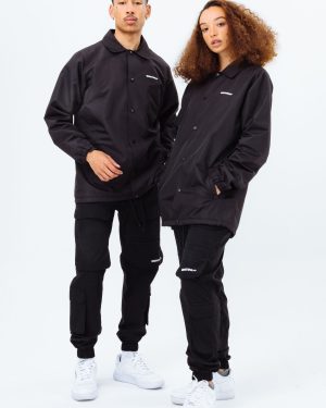continu8 black bomber jacket