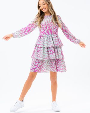 hype sweetshop leopard women's soho mini dress