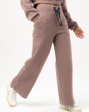 hype womens iron justhype scribble drawcord wide leg joggers