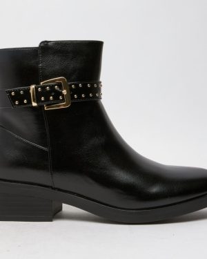 schuh Billie Hardwear Ankle Boots in Black