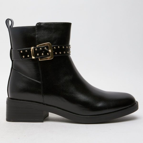 schuh Billie Hardwear Ankle Boots in Black