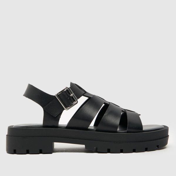 schuh Tobin Chunky Gladiator Sandals in Black