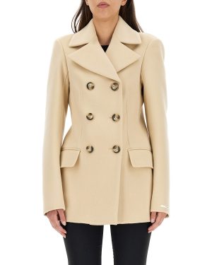 sportmax double-breasted coat