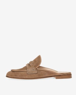 women's backless loafers