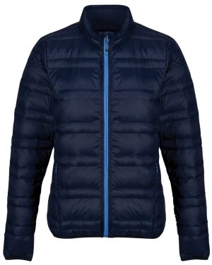 (10 UK, Navy/French Blue) Regatta Womens/Ladies Firedown Baffled Quilted Jacket