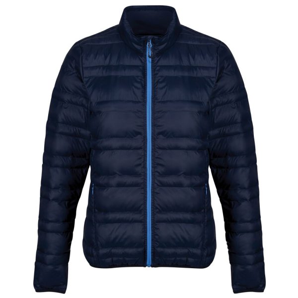 (10 UK, Navy/French Blue) Regatta Womens/Ladies Firedown Baffled Quilted Jacket
