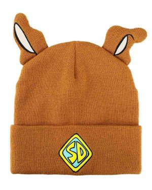 3D Plush Ears Scooby Doo Embroidered Beanie