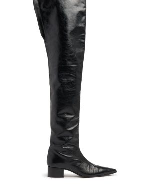 40mm Andee Leather Over-the-knee Boots