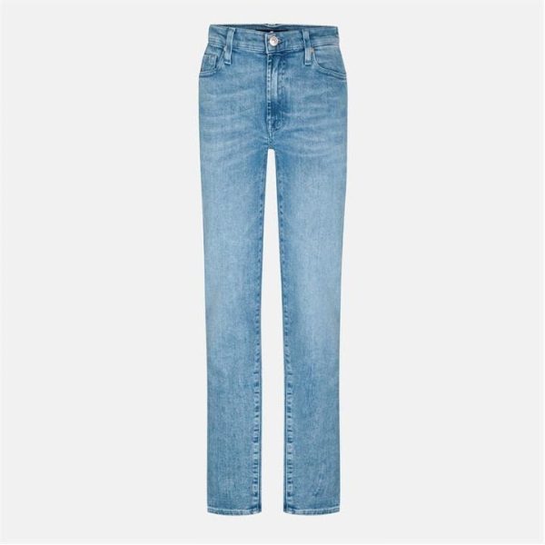 7 For All Mankind High Waist Skinny Jeans - Blue