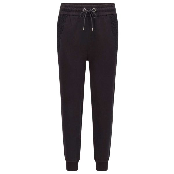 (8 UK, Black) Boss Womens/Ladies Emonis Tracksuit Bottoms