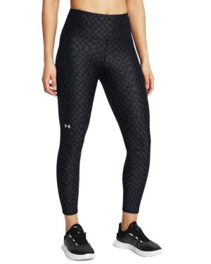 (8 UK, Black) Under Armour Womens/Ladies HeatGear Printed Ankle Length Leggings