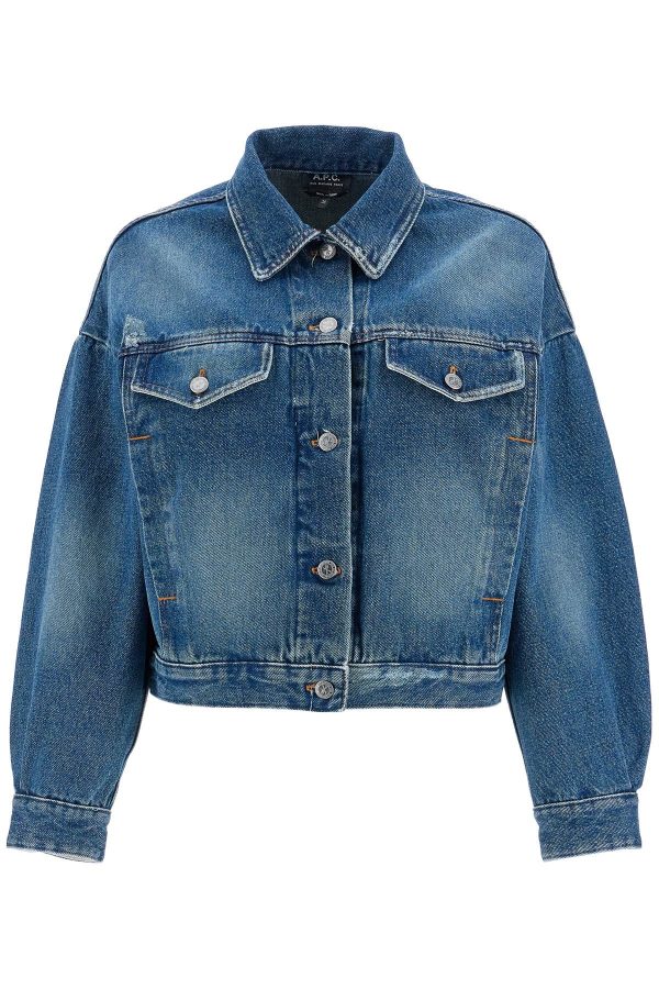 A. P.C. boxy Denim Jacket In C