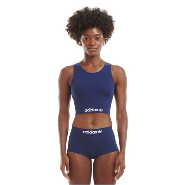 ADIDAS ORIGINALS Adidas Originals Modern Flex Crop Top - Blue