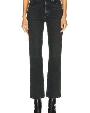 AGOLDE Vintage High Rise Bootcut Jeans in Technique - Black. Size 34 (also in ).