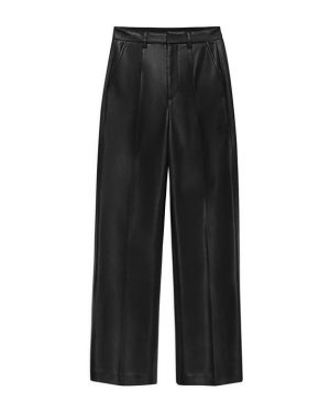 ANINE BING Carmen Leather Trousers - Black