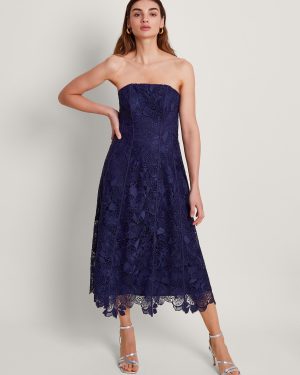 Abelia Bandeau Dress Blue