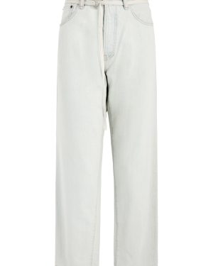 Acne Studios Belted Straight-leg Jeans - Light Blue - 28 (W28 / UK10 / S)