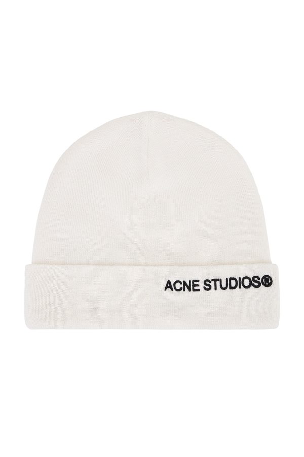 Acne Studios Kinau New Hat in Off White - White. Size all.