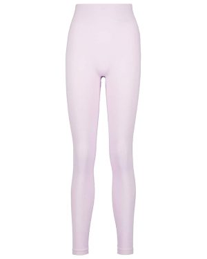 Adam Selman Sport High-rise ribbed leggings
