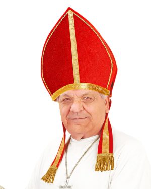 Adult's Velvet Mitre Pope Hat