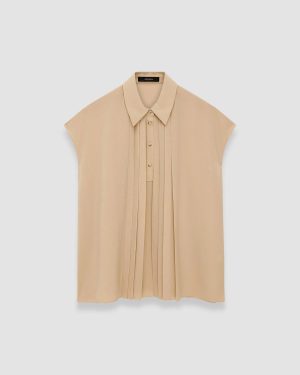 Airy Plissé Antin Blouse - 34
