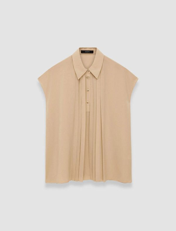 Airy Plissé Antin Blouse - 34