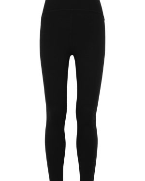 Alaa Stretch-wool Leggings - Black - 36 (UK8 / S)