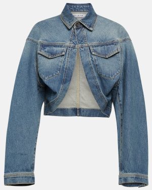 Alaia Cropped denim jacket