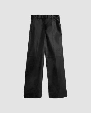 Alana Nappa Leather Trousers - 32