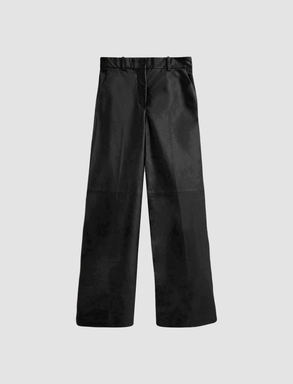 Alana Nappa Leather Trousers - 32