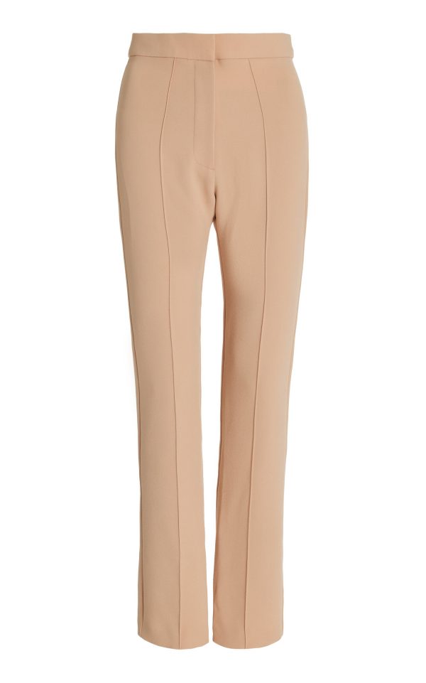 Alex Perry - Dallin Stretch-Crepe Cropped Pants - Neutral - AU 6 - Moda Operandi