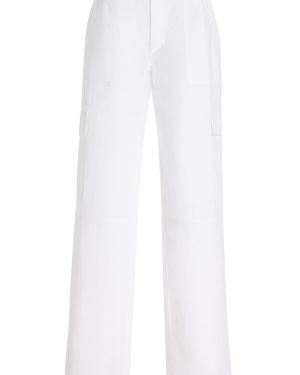 Alfie - Exclusive The Cargo Cotton Pants - White - L - Moda Operandi