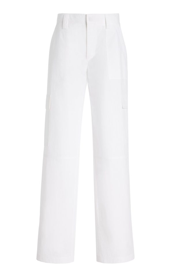 Alfie - Exclusive The Cargo Cotton Pants - White - L - Moda Operandi