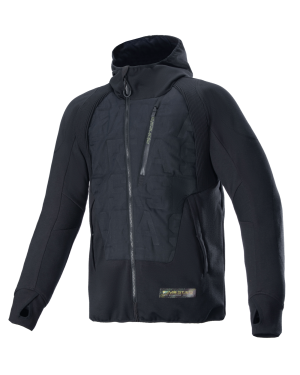 Alpinestars MO.ST.EQ Hybrid Hooded Jacket Black, Size: XXL