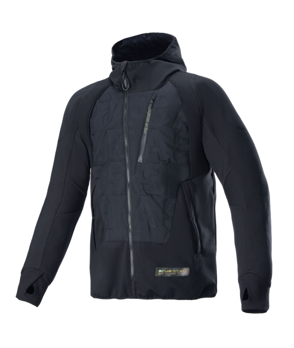 Alpinestars MO.ST.EQ Hybrid Hooded Jacket Black, Size: XXL