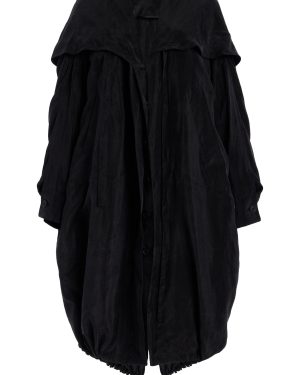 Another Tomorrow - Exclusive Lyocell Parka Coat - Black - M - Moda Operandi