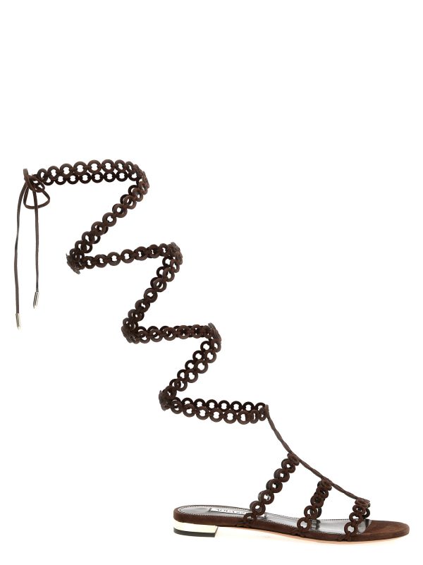 Aquazzura infinity Chain Gladiator Sandals