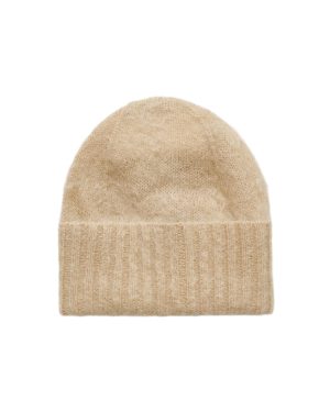 Auralee Knitted mohair beanie