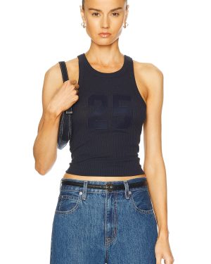 Aya Muse Number Tank Top in Navy - Navy. Size M (also in ).