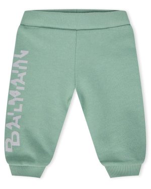 BALMAIN Logo Joggers Babies - Green