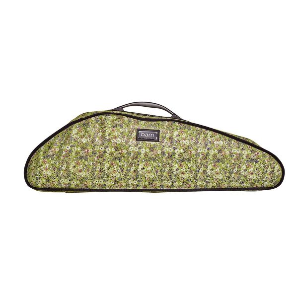 BAM HO2000XLF Hoody for Hightech Slim Violin Case Green Flowers