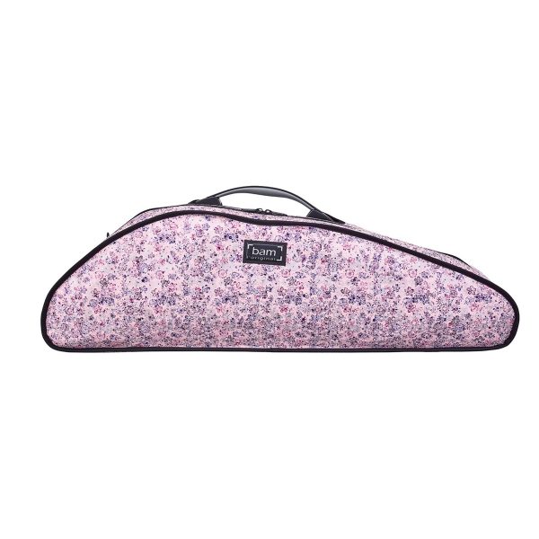 BAM HO2000XLF Hoody for Hightech Slim Violin Case Pink Flowers