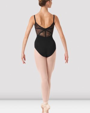 BLOCH Ladies Eyal Lace Camisole Leotard, Black