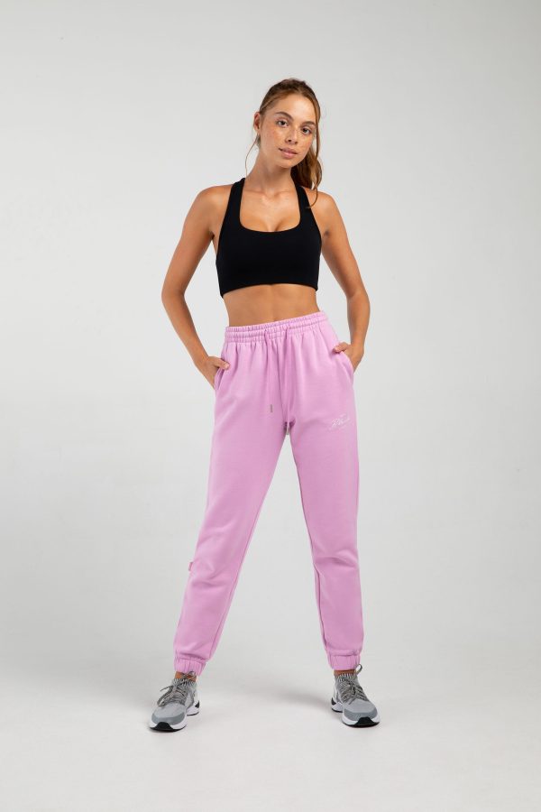 BLOCH Off-Duty High Waist Joggers, Bubblegum