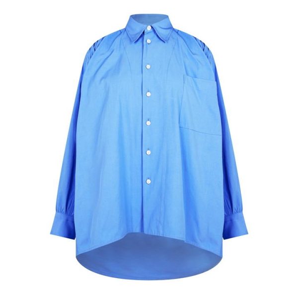 BOTTEGA VENETA Oversized Blouse - Blue