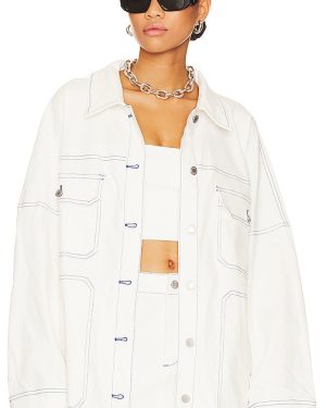 BY.DYLN Cooper Jacket in White. Size M, S, XL, XS.