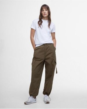 Barbour International Carla Cargo Trousers - Green