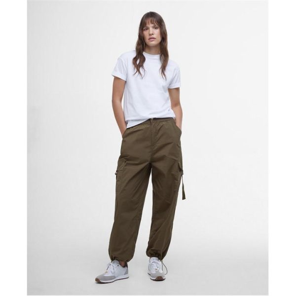 Barbour International Carla Cargo Trousers - Green